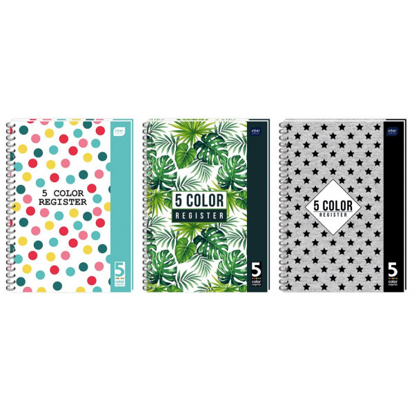 Sveska A4 COLOURED DIVIDERS 