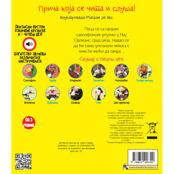 PECA SVIRA DŽEZ 16 zvukova i numera 