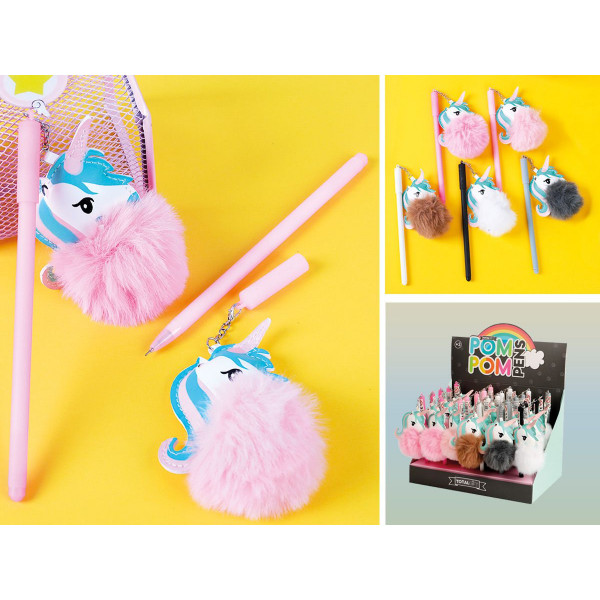 Hemijska POMPOM UNICORN PENS DISPLAY 30 