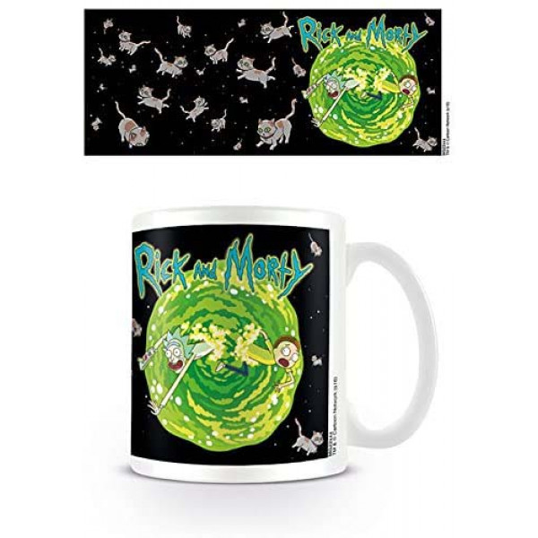 RICK AND MORTY ŠOLJA Floating Cat Dimension Mug 