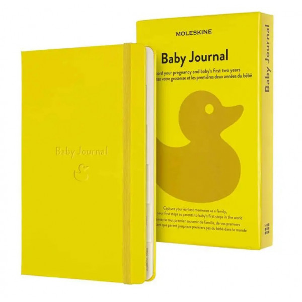 Notes Baby Journal A5 MOLESKINE 13x20 cm Žuti (tvrde korice) 
