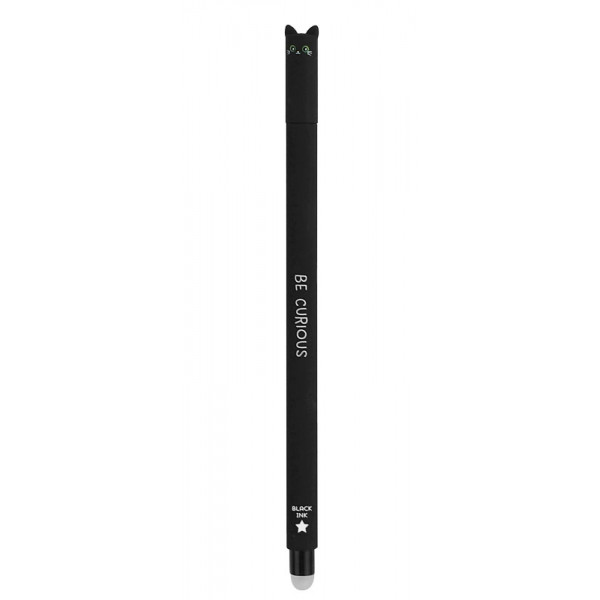Hemijska olovka ERASABLE CAT BLACK Piši-Briši 