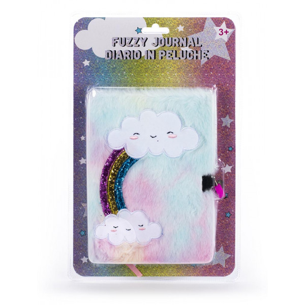 Notes plišani RAINBOW LOCKET FURRY Pink 