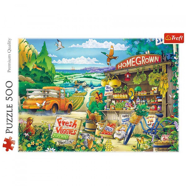 Slagalica : JUTRO NA SELU (500) - Puzzles Morning in the countryside 