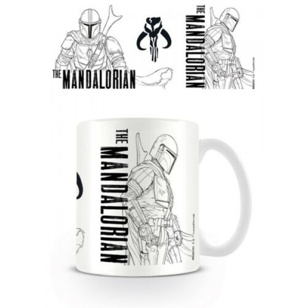 Šolja  STAR WARS  THE MANDALORIAN LINE ART 