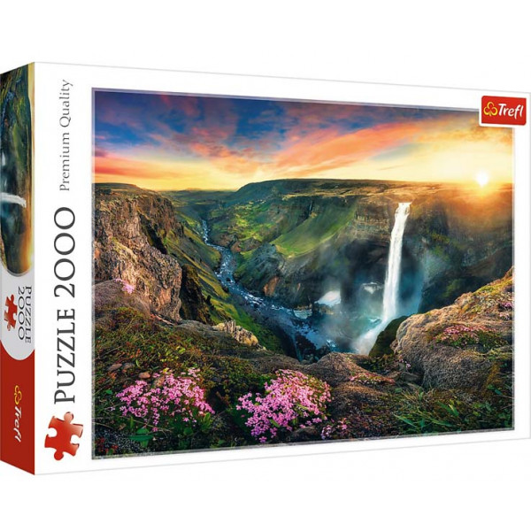 PUZZLE 2000 - HAIFOS VODOPAD, ISLAND 