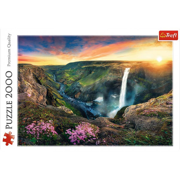 PUZZLE 2000 - HAIFOS VODOPAD, ISLAND 