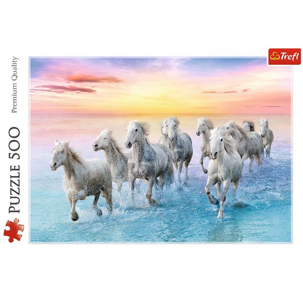 PUZZLE 500 - GALLOPING HORSES 