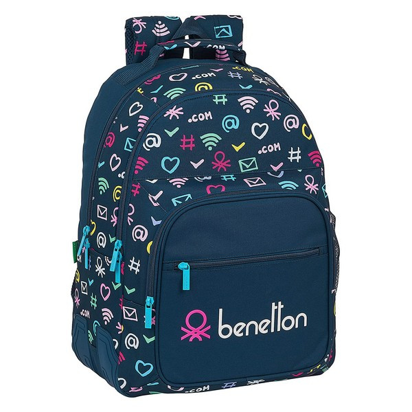 Ranac sa dve pregrade BENETTON - DOT COM 