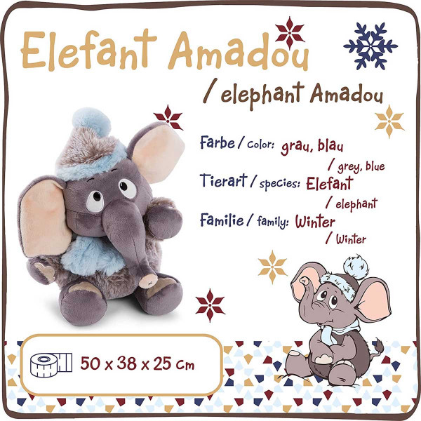Plišana igračka ELEPHANT AMADOU 35 cm 