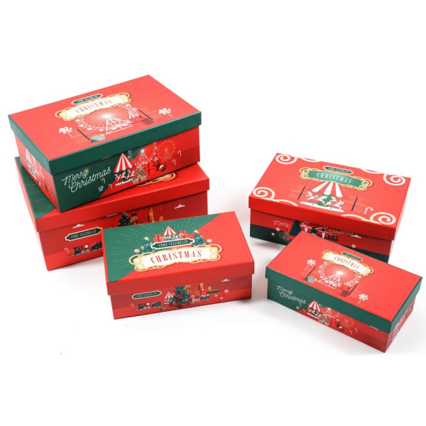 Novogodišnja kutija CHRISTMAS -23 x 14 x 8 cm 