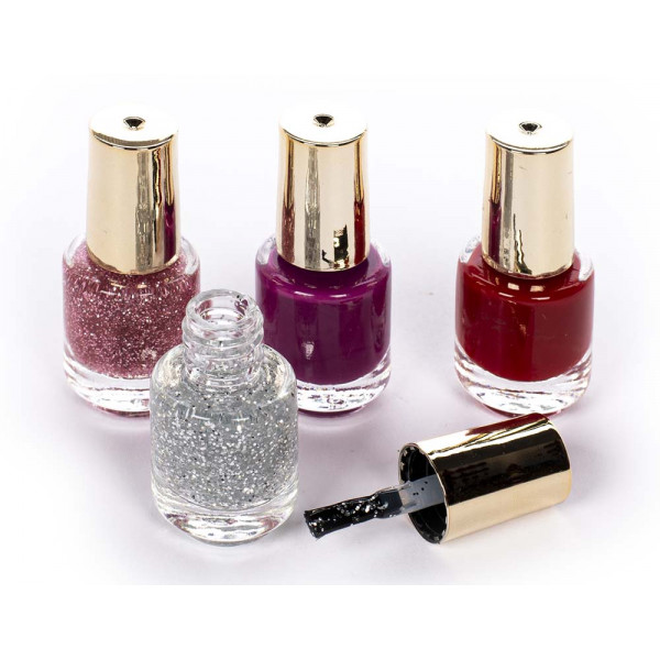 SET OF 4 POLISHES IN ORNAMENT BALL SIMPLE PLEASURE XMAS 