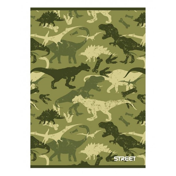 DINOSAURS SVESKA A4/54L/KVADRATI 