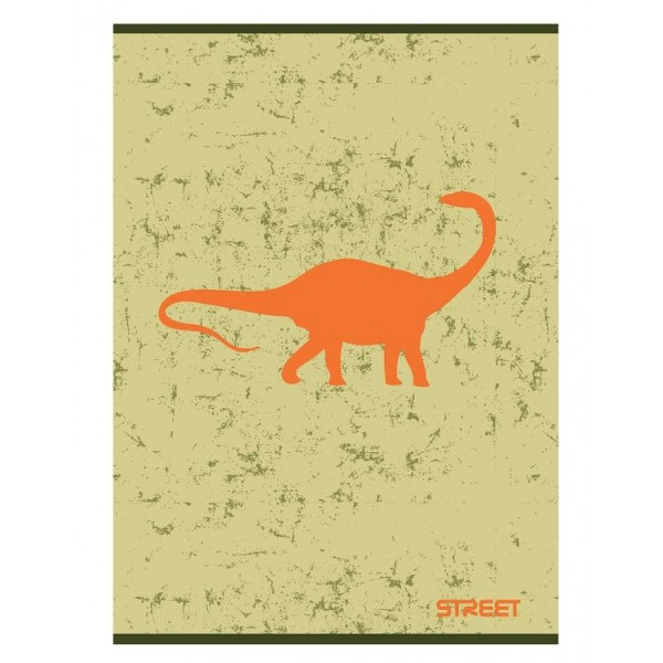 DINOSAURS SVESKA A4/54L/KVADRATI 