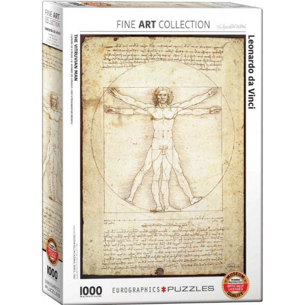 Slagalica DA VINČI -VITRUVIAN MAN - 1000 kom 