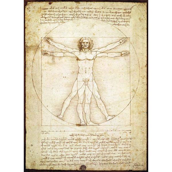 Slagalica DA VINČI -VITRUVIAN MAN - 1000 kom 