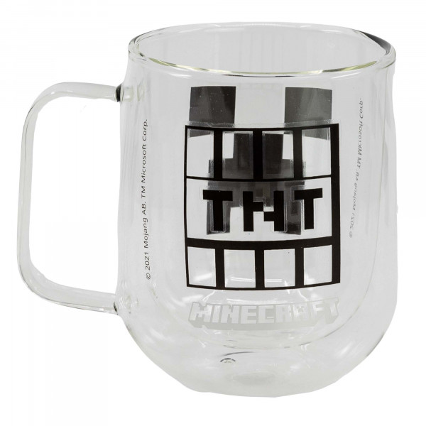 MINECRAFT staklena čaša 290ml 