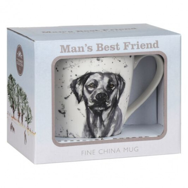 Šolja MAN'S BEST FREND - CRNI LABRADOR 