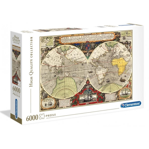 Puzzle ANTIČKA NAUTIČKA MAPA - 6000 kom 