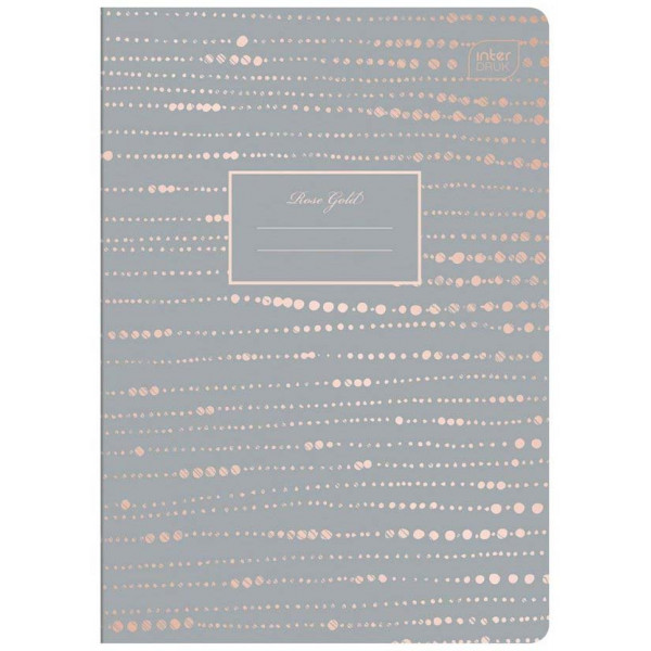 Sveska A5 METALLIC ROSE GOLD 