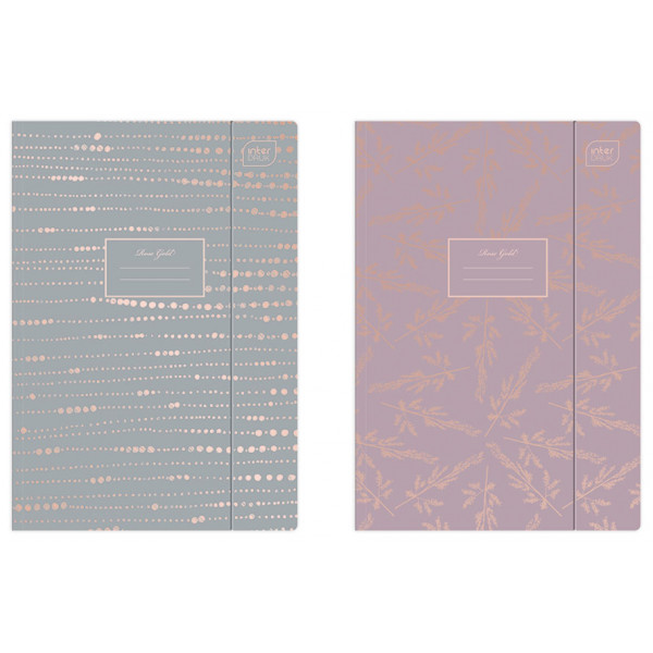Fascikla A4 METALLIC ROSE GOLD 