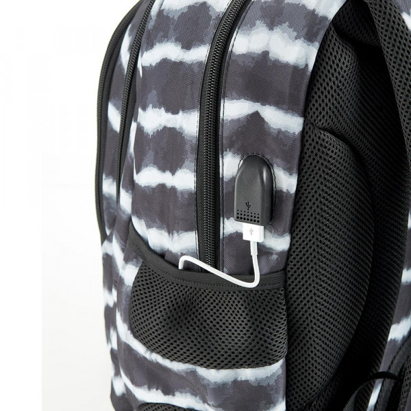 Ranac školski sa tri pregrade BERLIN TIE DYE 