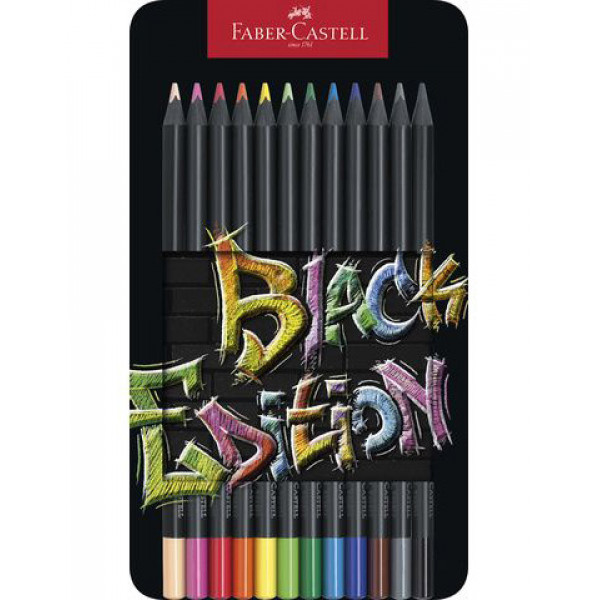 FABER CASTELL drvene bojice 1/12 BLACK EDITION 