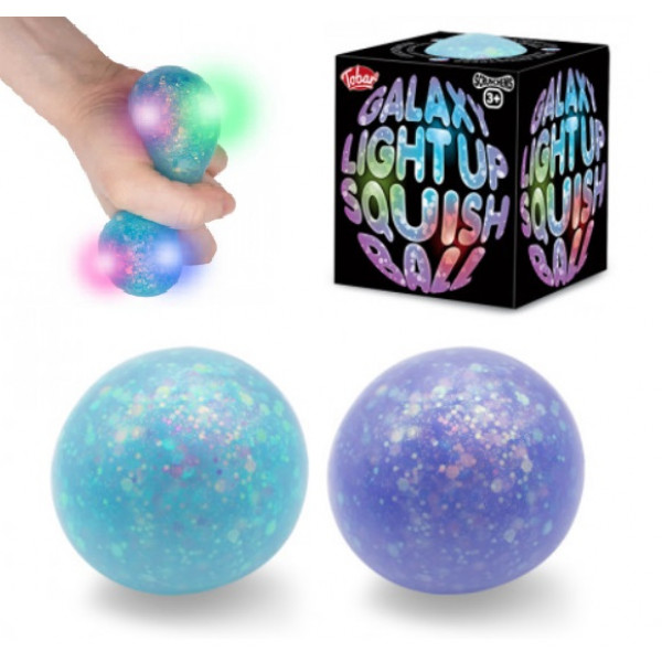 Antistres loptica GALAXY LIGHT UP 