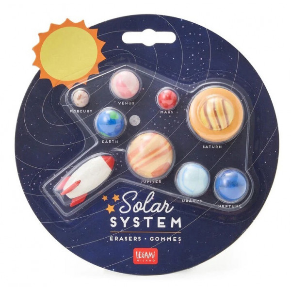 Set devet gumica SOLAR SYSTEM 