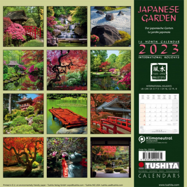 Zidni kalendar za 2023 - JAPANESE GARDEN 