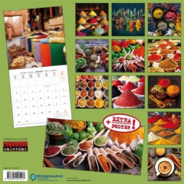 Zidni kalendar za 2023 - FOOD & SPICES 