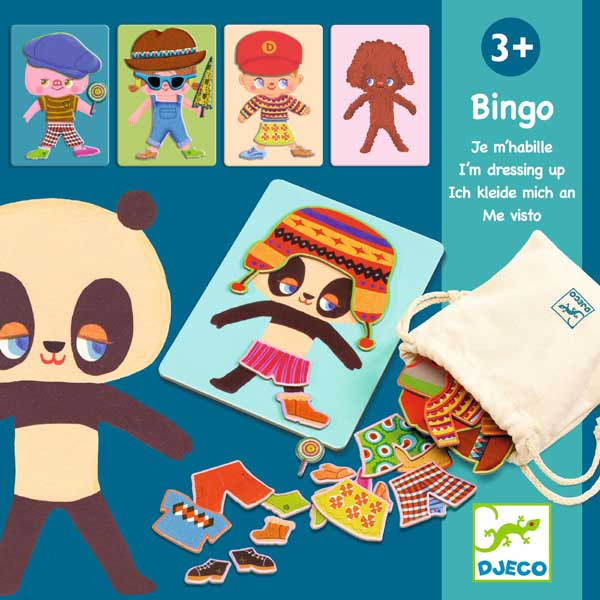 Edikativna društvena igra DRESS UP BINGO 