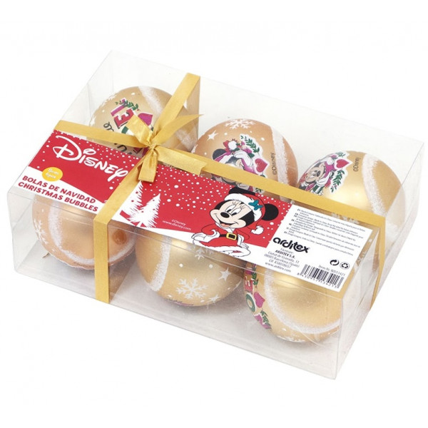 Set šest novogodišnjih kugli MINI MAUS 