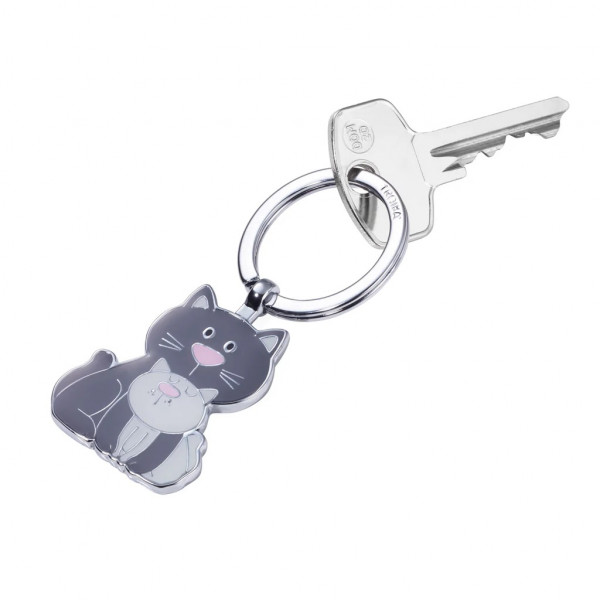 Privezak za ključeve CAT WITH KITTEN 
