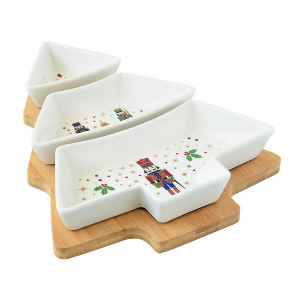 Set za posluženje KRCKO ORAŠČIĆ 25x21cm 