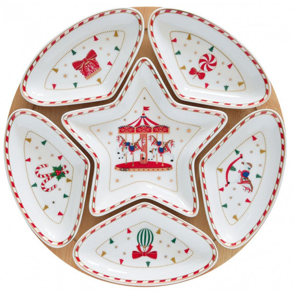 Set šest činijica CHRISTMAS WONDERLAND - 25cm 