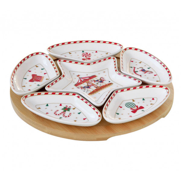 Set šest činijica CHRISTMAS WONDERLAND - 25cm 