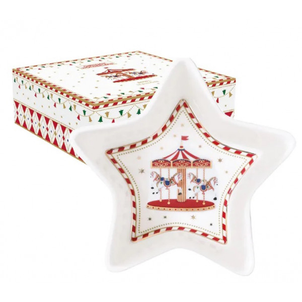 Porcelanska posuda CHRISTMAS WONDERLAND - 15x5cm 