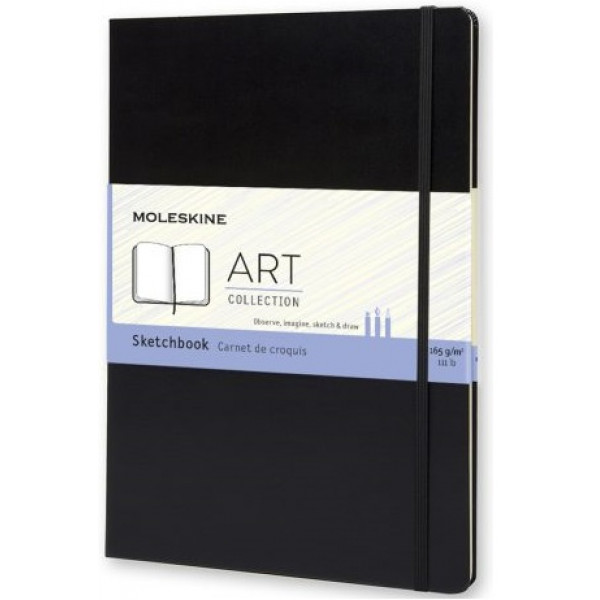 MOLESKINE ART sketchbook A4 CRNA 