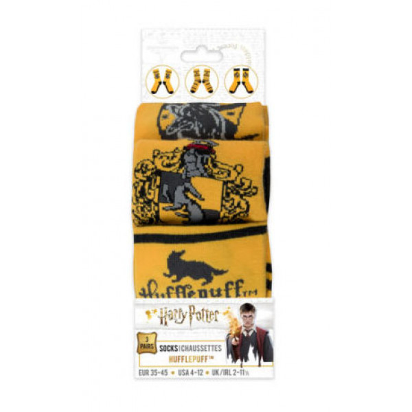 Čarape HARRY POTTER Hufflepuff  (tri para) 