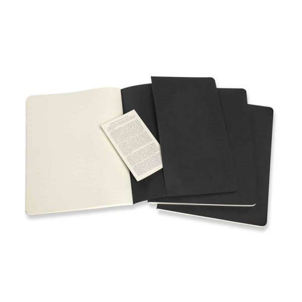 MOLESKINE set tri notesa MP - CRNA 