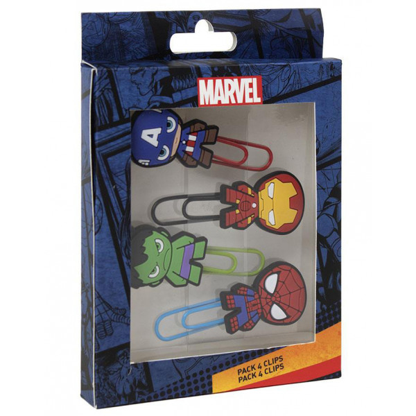 MARVEL set četiri spajalice 