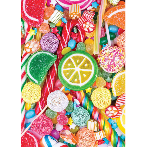 Puzzle ŠARENE BOMBONE- 500 kom 
