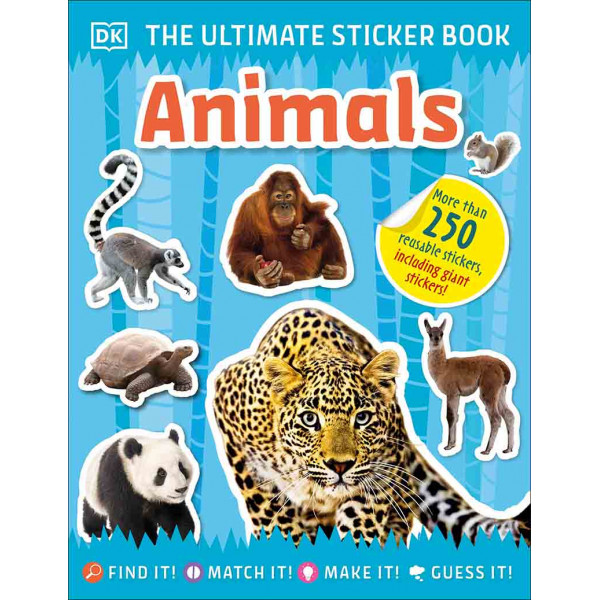 ULTIMATE STICKER BOOK ANIMALS 