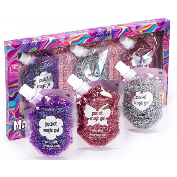 Dečiji set gelova za kosu GLITTER 