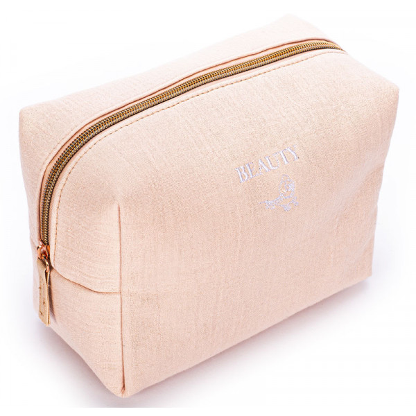 Neseser pastelno roze  BEAUTIFUL FLOWERS 