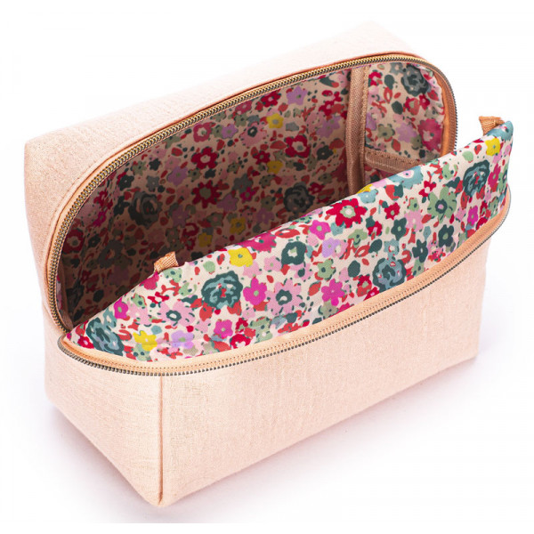 Neseser pastelno roze  BEAUTIFUL FLOWERS 