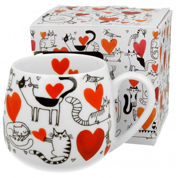 Šolja za čaj ili kafu CAT’S WORLD - HEARTS