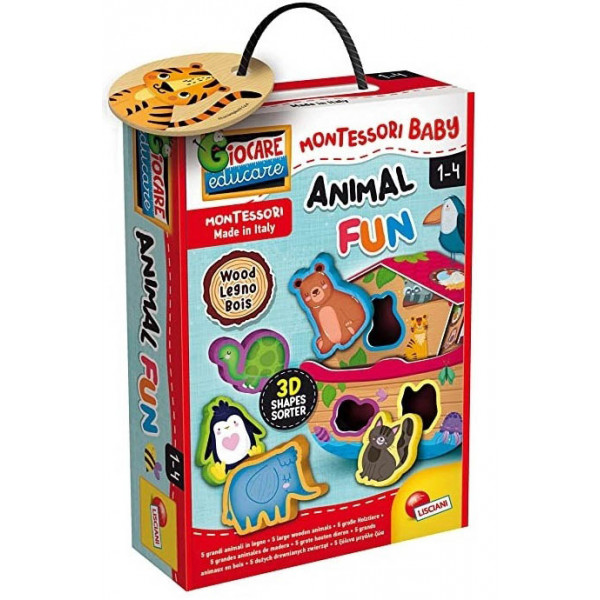 MONTESORI edukativna igračka ANIMAL FUN - LISCIANI 