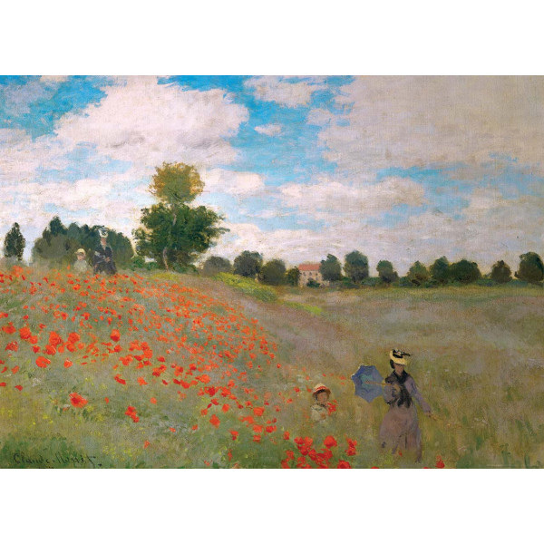 Puzzle 1000 THE POPPY FIELD BY MONET 